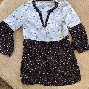 Floral Mixed Print Dress